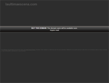 Tablet Screenshot of laultimaescena.com